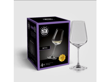 Sklenice na bílé víno, 360 ml, Siena, Bohemia Skyberg
