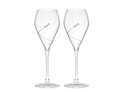 Sklenice na Prosecco, Celebration, 230 ml, Crystal Elements, 2 ks