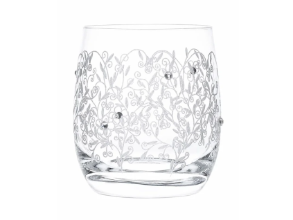 Sklenice na whisky Globo, 350 ml, Flora, Crystal Elements, 4 ks