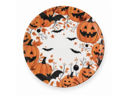 Talíř dezertní, Halloween, 20 cm, porcelán G. Benedikt