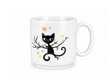 Hrnek, Halloween, kočka, 250 ml, porcelán G. Benedikt