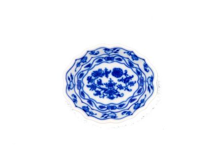 Miska na cukr 11 cm, cibulák, Český porcelán