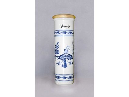 Dóza na špagety  28,4 cm, cibulák, Český porcelán