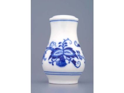 Slánka sypací bez nápisu  7,5 cm, cibulák, Český porcelán