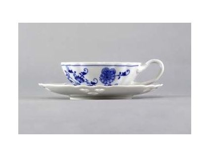 Šálek s podšálkem čaj ozdobné 0,20 l / 15,3 cm, cibulák, Český porcelán