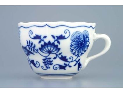Šálek vysoký 0,20 l, cibulák, Český porcelán