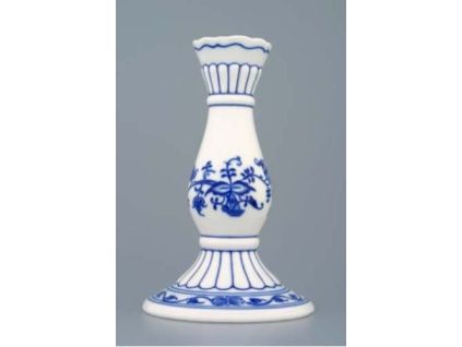 Svícen 1969 16 cm, cibulák, Český porcelán