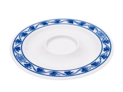 Svícen vánoční, 13 cm, cibulák, Český porcelán