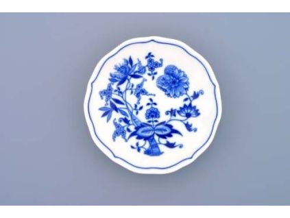 Podšálek zrcadlový 13 cm, cibulák, Český porcelán