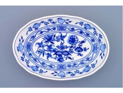 Mísa salátová oválná, 20 cm, cibulák, Český porcelán