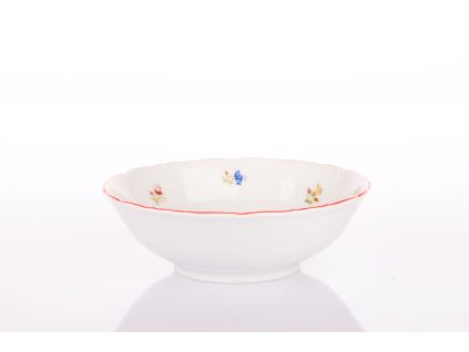 Miska na müsli, 16 cm, Ophelia, házenka s červeným proužkem, Thun RZ