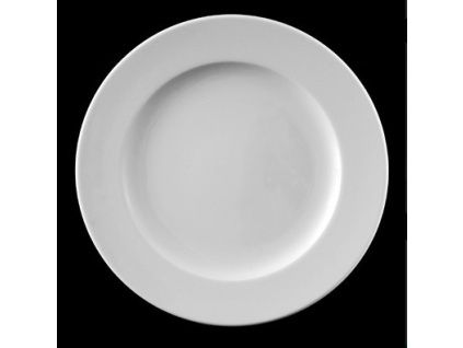 Talíř mělký 28 cm, bílý porcelán, Pureline, Lilien