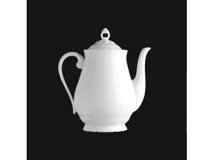 Kávová konvice vysoká 1,24 l, bílý porcelán, Verona, G. Benedikt