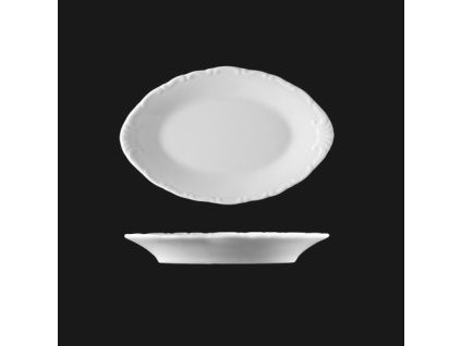 Miska přílohová 15 cm, bílý porcelán, Verona, G. Benedikt