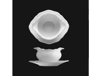 Omáčník 450 ml, bílý porcelán, Verona, G. Benedikt