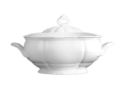 Polévková mísa 2,50 l, bílý porcelán, Verona, G. Benedikt