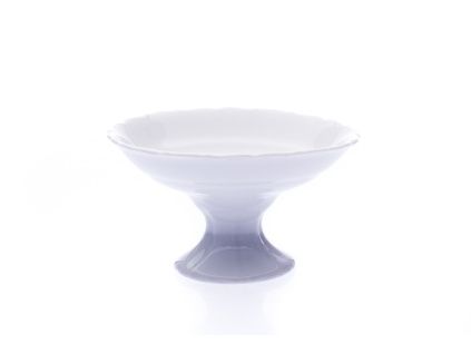 Kompotová miska na nožce 15 cm, bílý porcelán, Verona, G. Benedikt