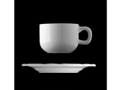 Šálek s podšálkem 200 ml, český porcelán, Benedikt, G. Benedikt