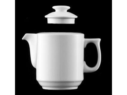 Konvice kávová 400 ml, bílý porcelán, Praha, G. Benedikt