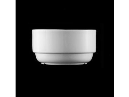 Miska 100 ml, bílý porcelán, Praha, G. Benedikt