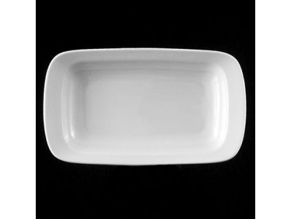 Mísa přílohová 19x11 cm, bílý porcelán, Praha, G. Benedikt