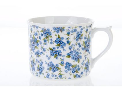 Hrnek vařák, 0,70 l, pomněnky, český porcelán, Leander