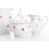 1235(3) kavova souprava ophelia hazenka s cervenym prouzkem porcelan thun rz 15 d