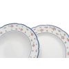 1273(2) rose talirova souprava ruzicky modre lemovani 18 ks thun