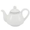 Konvice kávová, 1,20 l, český porcelán, HyggeLine, šedá, Leander
