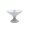 Mísa kompotová na noze, 23 cm, český porcelán, Bernadotte, pomněnky, Thun