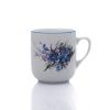 Hrnek Trojka, 300 ml, Český porcelán, Dubí, konvalinky s pomněnkami