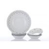 Kompotová souprava, český porcelán, Verona, 7 d., modrá valbella, G. Benedikt