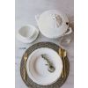 Jídelní souprava, český porcelán, Verona, 26 d., bílá, G. Benedikt
