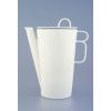 Bohemia White, konvice kávová, bílá, Český porcelán Dubí