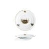 talíř dezertní, myslivecký motiv, český porcelán, Leander, 19 cm