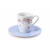 Šálek s podšálkem na espresso, 0,09 l, RoseLine, kvítky, Leander, český porcelán