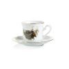 porcelánový šálek s podšálkem, myslivecký a lovecký porcelán, Leander, 200 ml,