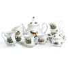 Mary-Anne, čajová souprava, myslivecký porcelán, Leander, 15 d.