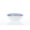 Mísa kompotová, český porcelán, Rose, 16 cm, modrá stuha, Thun