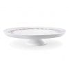 Talíř na dort na noze, 28 cm, RoseLine, Leander, český porcelán