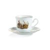 porcelánový šálek s podšálkem, myslivecký a lovecký porcelán, Leander, 200 ml, 1