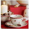 Snídaňová sada, porcelán, Vánoční perníčky, Leander, 5 d 8