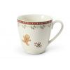 Hrnek, vánoční porcelán, perníčky, 0,30 l, Leander