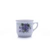 Hrnek Selský, 0,42 l, fialky, Český porcelán, Dubí