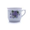 Hrnek Selský, 0,42 l, fialky, Český porcelán, Dubí