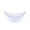 Miska na ovoce, 15,5 x  13 cm, Český porcelán Dubí, fialky