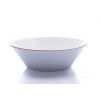 Tom, mísa kompotová, český porcelán, 24 cm, červená linka, Thun