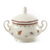 Polévková mísa s víkem, 2,50 l, perníčky, porcelán Leander