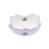 30651 2 misa salatova ctyrhranna 24 cm fialky cesky porcelan