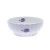 Mísa válcová, 26,5 cm, fialky, Český porcelán